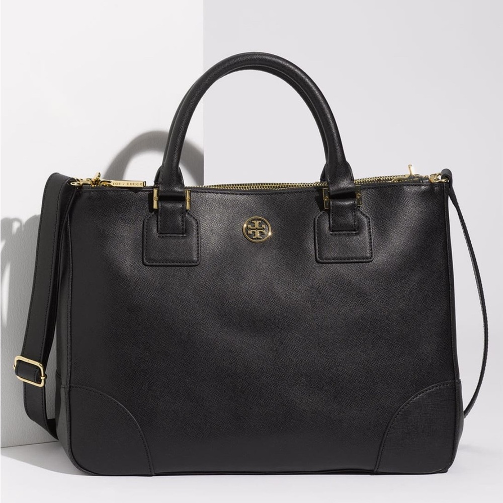 Tory Burch Robinson Double Zip Tote Bag